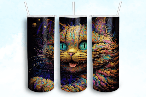 Cheshire Cat Sublimation Design PNG: Graphics for Crafts & Local Branding
