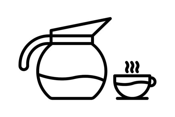 Espresso Coffee Line Icon – A Designer’s Graphics Review