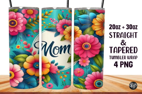 Mom Mother’s Day Tumbler Wraps & Graphics