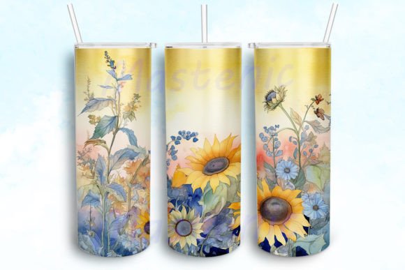Pick Yourself First Sunflower Tumbler Wrap: Graphics for Crafts