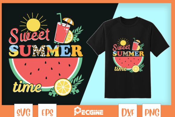 Sweet Time Summer Drink: Graphics & Crafts Review